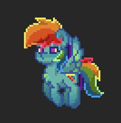 rainbow dash pony town|More.